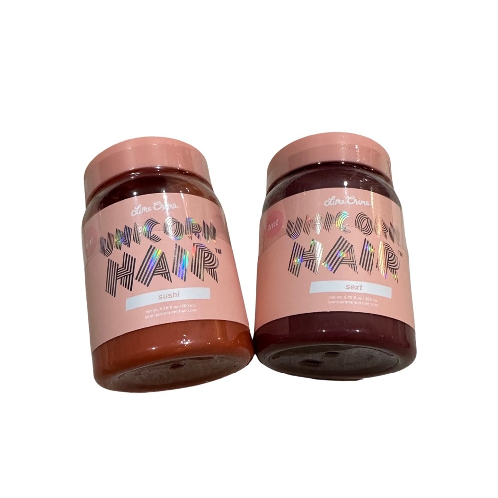 Lime Crime Unicorn Hair Tints 6.76 fl. oz in Sushi and Sext